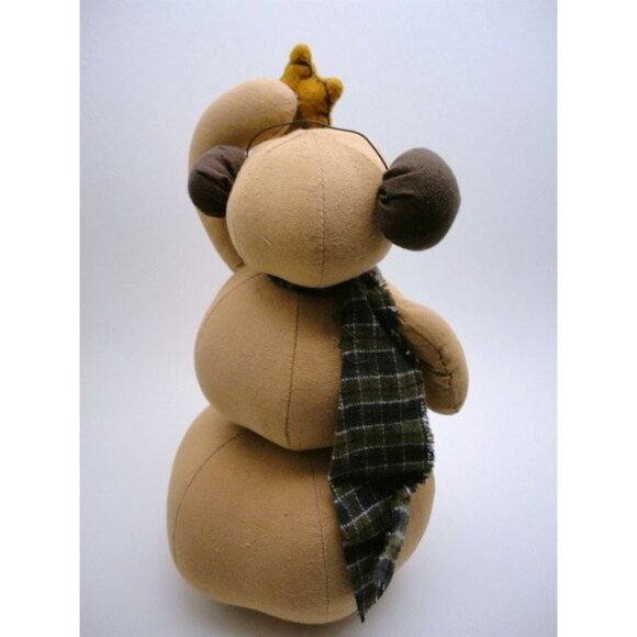 Vintage Honey and Me Snowman with Star Holiday Decor - Picture 4 of 6